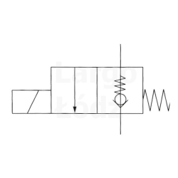 2501503H Solenoidni ventil jednostrukog djelovanja 24V